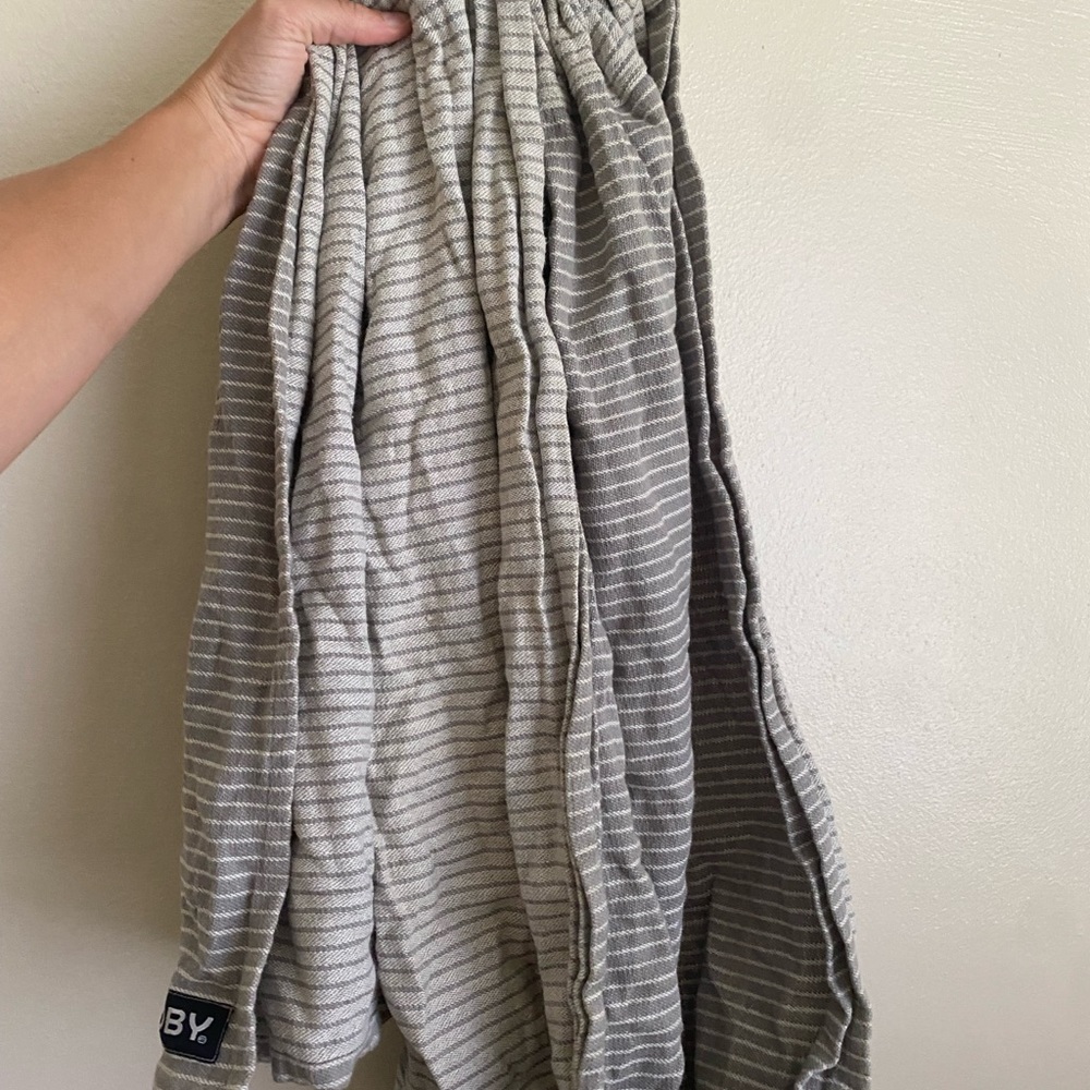 Moby Two tone linen ring sling